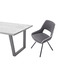 MCA furniture BAYONNE 4 Fu Stuhl, 2er Set, anthrazit grau