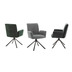 MCA furniture BOULDER Gestell schwarz matt lackiert, 2er Set grau