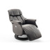 MCA furniture Calgary Comfort elektrisch Relaxsessel mit Fusttze, taupe/schwarz