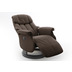 MCA furniture Calgary Comfort Relaxsessel mit Fusttze, braun/schwarz