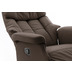 MCA furniture Calgary Comfort Relaxsessel mit Fusttze, braun/schwarz