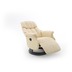 MCA furniture Calgary Comfort Relaxsessel mit Fusttze, creme/schwarz