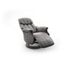 MCA furniture Calgary Comfort Relaxsessel mit Fusttze, taupe/schwarz