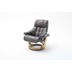 MCA furniture Calgary XXL Relaxsessel mit Hocker, schlamm/natur