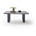 MCA furniture CARTAGENA Couchtisch 110 grau I anthrazit lackiert V Fuß  110 x 45 x 70 cm