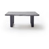MCA furniture CARTAGENA Couchtisch 110 grau I anthrazit lackiert V Fuß  110 x 45 x 70 cm