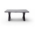 MCA furniture Cartagena Couchtisch grau anthrazit lackiert X-Bein 110 x 45 x 70 cm