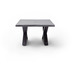 MCA furniture Cartagena Couchtisch grau anthrazit lackiert X-Bein 75 x 45 x 75 cm