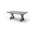 MCA furniture Cartagena Couchtisch grau antik gewischt X-Bein 110 x 45 x 70 cm