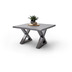 MCA furniture Cartagena Couchtisch grau antik gewischt X-Beine 75 x 45 x 75 cm