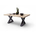 MCA furniture Cartagena Couchtisch natur anthrazit lackiert X-Beine 110 x 45 x 70 cm