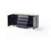 MCA furniture Chiaro Sideboard hochglanz schwarz 4 Schubksten