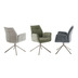 MCA furniture DIVERIA Edelstahl Gestell gebrstet, 2er Set olive