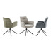 MCA furniture DIVERIA Gestell in Schwarz matt lackiert, 2er Set olive