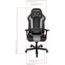 MCA furniture DX-RACER K99 Chefsessel schwarz-grau   70 x 133 x 70 cm
