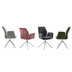 MCA furniture GREYTON 4 Fu Stuhl mit Armlehnen, 2er Set, grau