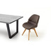 MCA furniture HENDERSON 4 Fu Stuhl, 2er Set, cappuccino