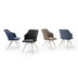 MCA furniture MADITA 4 Fu Stuhl B -oval, 2er Set