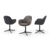 MCA furniture MELROSE Gestell schwarz matt lackiert, 2er Set, anthrazit