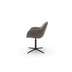 MCA furniture MELROSE Gestell schwarz matt lackiert, 2er Set, cappuccino