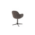 MCA furniture MELROSE Gestell schwarz matt lackiert, 2er Set, cappuccino