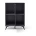 MCA furniture NETANJA Highboard 80 grau I wei   80 x 115 x 40 cm