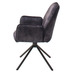 MCA furniture OTTAWA 4 Fu Stuhl mit Armlehnen 2, 2er Set, anthrazit