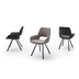 MCA furniture PARANA 4 Fu Stuhl 1, 2er Set, charcoal