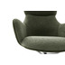 MCA furniture PELION Edelstahl Gestell gebrstet lackiert mit Armlehne, 2er Set olive