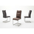 MCA furniture PIA Schwingstuhl mit Griff, 2er Set, grau