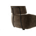 MCA furniture QUEBEC Gestell schwarz matt lackiert, 2er Set braun