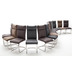 MCA furniture RABEA Schwingstuhl mit Griff, 2er Set, grau