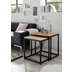 MCA furniture Sakura Couchtisch 2er Set Asteiche 50 x 50 x 40 cm