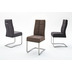 MCA furniture SALVA 2 Schwingstuhl mit Griff, 2er Set, schwarz