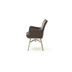MCA furniture SHEFFIELD Stuhlsystem Sitzschale mit Armlehnen B, 2er Set, cappuccino