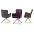 MCA furniture SHEFFIELD Stuhlsystem Sitzschale mit Armlehnen B, 2er Set, anthrazit