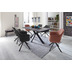 MCA furniture TONALA Gestell Metall schwarz matt lackiert, 2er Set, rostbraun