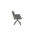MCA furniture UTICA 4 Fu Stuhl mit Armlehnen, 2er Set, grau