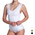 Miss Perfect Form & Funktion Top Bauchweg Hemd Body Shaper Shaping Unterwäsche figurformende Wäsche Weiß L (42)