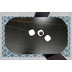 Mbilia Tisch 150x90 cm Platte Sinterstein, Gestell pulverbeschichtetes Metall schwarz