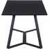 Mbilia Tisch 180x90 cm Platte grau, Gestell schwarz 12020039