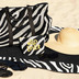 möve Kosmetiktasche Zebra black/ivory 19 x 15 cm