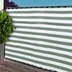 NOOR Balkonblende mit Ösen Balkon Sichtschutz UV-Schutz ca. Größe 0,90x3 m Farbe grün / weiß