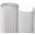 NOOR Sichtschutzmatte PVC Sichtschutz Kunststoff ca. Größe 0,90x3 m Farbe silber