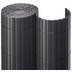 NOOR Sichtschutzmatte PVC Sichtschutz Kunststoff ca. Größe 0,90x3 m Farbe anthrazit