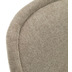 Nosh Aimin Stuhl aus hellbrauner Chenille und Stahlbeinen mit mattschwarzem Finish