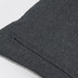 Nosh Alcara Kissenbezug schwarz mit grauem Rand 45 x 45 cm