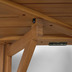 Nosh Amarilis Klapptisch fr den Balkon aus massivem Akazienholz 40 x 42 cm FSC 100%