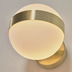 Nosh Anasol Wandlampe aus Metall mit goldenem Finish