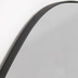 Nosh Anera Spiegel aus schwarzem Metall 84 x 108,5 cm